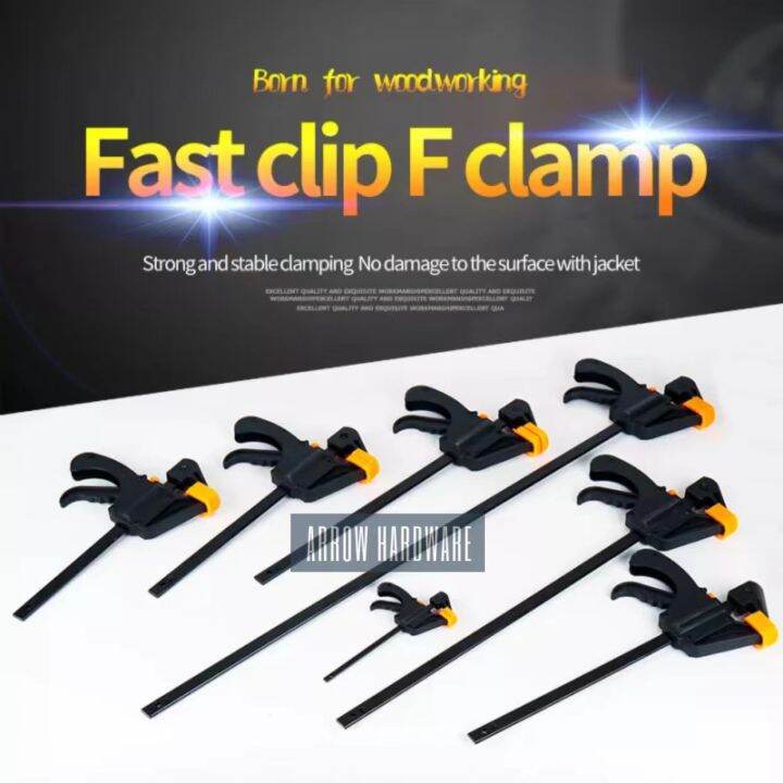 4", 6", 8", 10", 12", 18", 24" Quick Ratchet Bar Clamp (CLASSIC