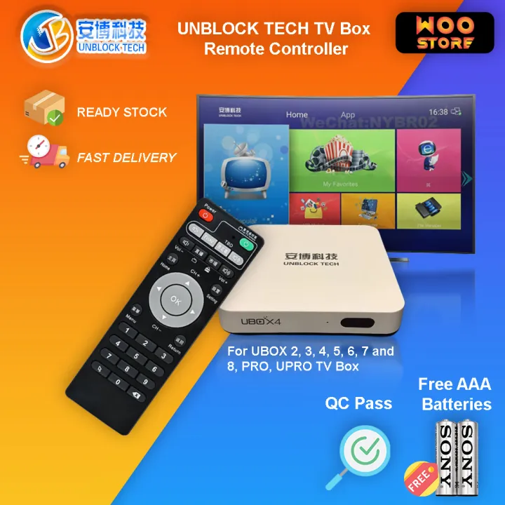 パネル Unblock PRO2 tech TV box テレビボックス安博 ホワイト