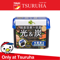 Kurashi-Rhythm Hikari &amp; Charcoal Refrigerator Deodorant 140g / คุราชิ-ริธึ่ม ฮิคาริ แอนด์ ชาร์โคล ถ่านสำหรับระงับกลิ่นในตู้เย็น