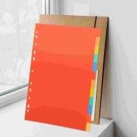 3 Sets Binder Dividers A4 Notebook Dividers Paper Page Divider for Office Use Note Books Pads