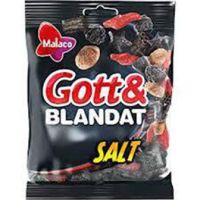 Malaco Gott &amp; Blandatt Salt 150 g.