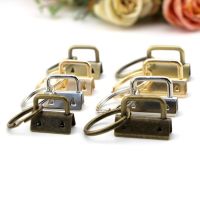 Handmade Metal Key Ring With Clip DIY Key Clasp Make Cotton Tape Handle Keychain Horse Mouth Clip 10pcs Knitting  Crochet