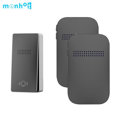 ✎✚ Wireless Outdoor Doorbell Waterproof No Battery Required Self-Powered Door Bell Sets Home Outdoor Kinetic Ring Chime Doorbell