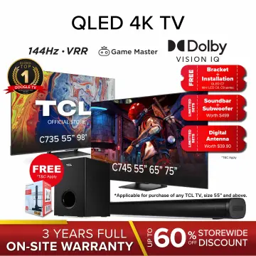 TCL 65''C735-4K QLED TV con Google TV y Game Master-TCL España