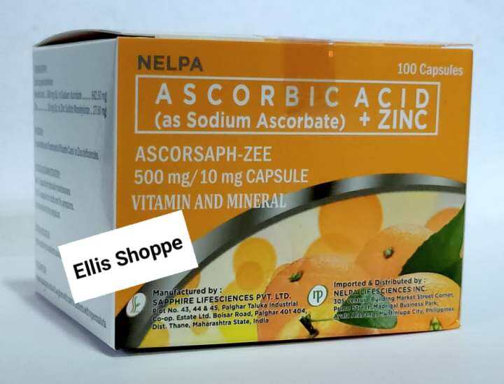 ASCORSAPHZEE Vitamin & Mineral Ascorbic Acid500mg (as Sodium Ascorbate