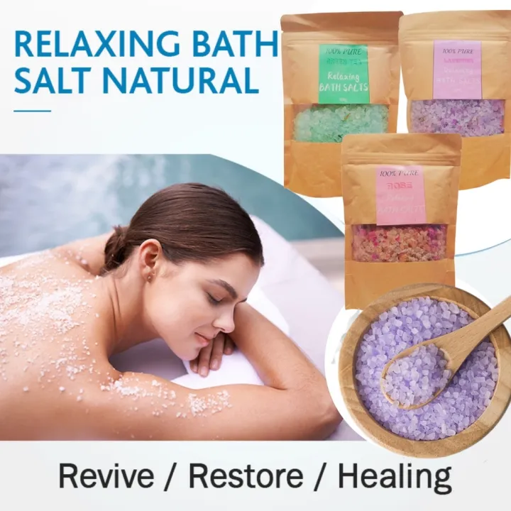 Epsom Salt 300g for foot soak Treats hemorrhoids muscle pain Postpartum