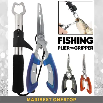 Gripper Fishing Stainless Steel Fish Gripper Weight Scale Fish Lip Gripper  Playar Mancing Penyepit Ikan Fish Grip Plier