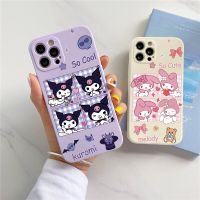 [ขายดี] น่ารัก Sanrio Kuromi Fundas สำหรับ Xiaomi Redmi Note 9 10 11 8 7 5 Pro 11S 10S 9S 9C 8T Mi 9T 10T 11T 11 Lite Poco X3 NFC X4 F3เคส