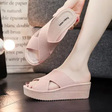 Wedge slippers 2025 for ladies