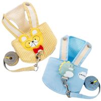 【FCL】◆ Dog Harness Cartoon Leash Chest Breathable Small Collar Walking Rope