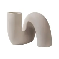 Ceramic Vase Modern Minimalist Abstract Vases Twisted Tube Shape Nordic Flower Pots for Interior Home Decor