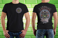 เสื้อยืดลายหัวกระโหลก Bikers Gang