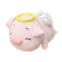 Angel Pig Doll Flying Pig Doll Ragdoll Pink Pig Pillow Little Pig Head Plush Toy Childrens Gift