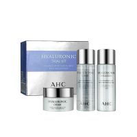 Korean cosmetics AHC HYLALURONIC Emulsion 30ml toner 30ml face cream 10ml 3pcs travel sets moisturizing korean skin care