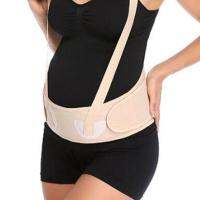 สายรัดแถบคาดท้องสำหรับคนท้องเข็มขัดซัพพอร์ทท้องแม่น้ำหนักเบาสวมใส่สบายระบายอากาศได้ดีผ้านิ่มปรับได้สำหรับคุณแม่