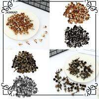 JKIMNAD 100pcs 12mm เจาะ กระเป๋าถือ การทำเครื่องประดับ หมุดย้อนยุค เท้าโลหะ อุปกรณ์เสริมกระเป๋า กระดุม