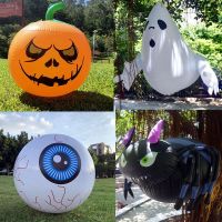 【FCL】✇ Large Inflatable Pumpkin Balloons Hanging Kids Garden Outdoor Decorations Horror Props