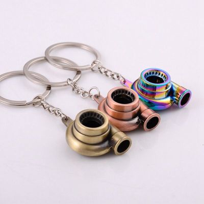 Mini Turbo Turbocharger Keychain Spinning Turbine Key Chain Ring Whistle Sound Turbo Keyring Keyfob Car Keyring Car Interior Adhesives Tape