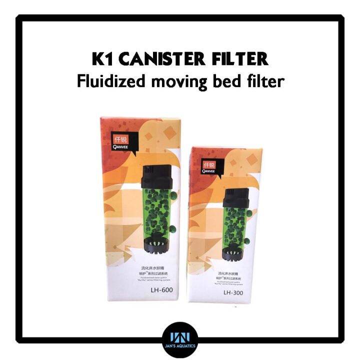 QANVEE K1 Media Canister Filter LH300 and LH600 Lazada PH