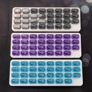 HKStorage 31 Grids Pill Box Case Container Organizer Travel Pill Case