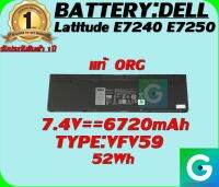 BATTERY : DELL E7240 (52Wh) แท้ ORG ใช้ไดกับรุ่น latitude 12 7000 series latitude e7240 latitude e7250 รับประกันสินค้า1ปีเต็ม