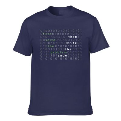 Developer First Solve The Problem Then Write The Code Mens Short Sleeve T-Shirt