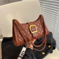 [COD] Lingge embroidery thread bag womens 2022 autumn and winter new popular retro all-match large-capacity one-shoulder armpit