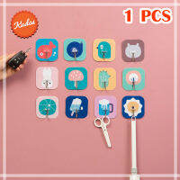 KUDOSTH 1 PCS CMHOOK ตะขอติดผนังลายการ์ตูน