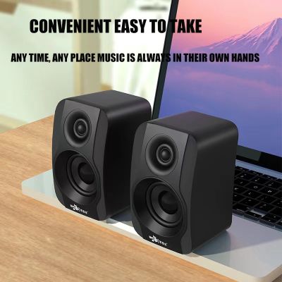 Computer Small Stereo Desktop Computer Laptop Home Desktop Wired Subwoofer Game Portable Speakers