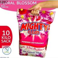 ✯10kg Mighty Clean Powder Detergent with fabric conditioner✶