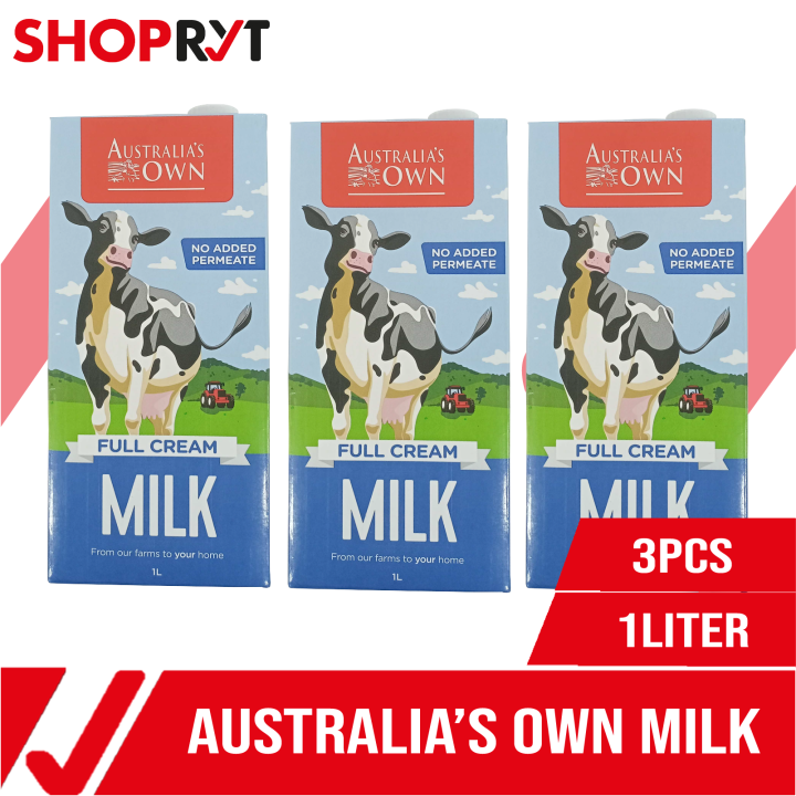 Australia's Own Full Cream Dairy Milk 1L 3pcs | Lazada PH