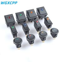 4 PCS 3/4 Pin Mini Rocker Switch Button ON-OFF  6/10/16/30A 250V Copper Feet/silver Contacts Electrical Equipment with Lighting