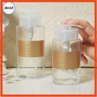 DANCH รีฟิล ขวดเล็บขวด 150/200/300ml โปร่งใสโปร่งใส ขวดน้ำยาทาเล็บ ใช้ซ้ำได้ ขวดปั๊มกดเปล่า การเดินทางการเดินทาง