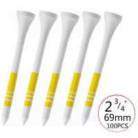 100pcs/pack Professional Golf Tees 69mm Wooden Golf Wood Tees Towels