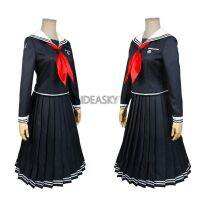 、’】【= Anime Danganronpa Dangan-Ronpa 2 Toko Fukawa Cosplay Costume School Uniform Costume With Wig Glasses