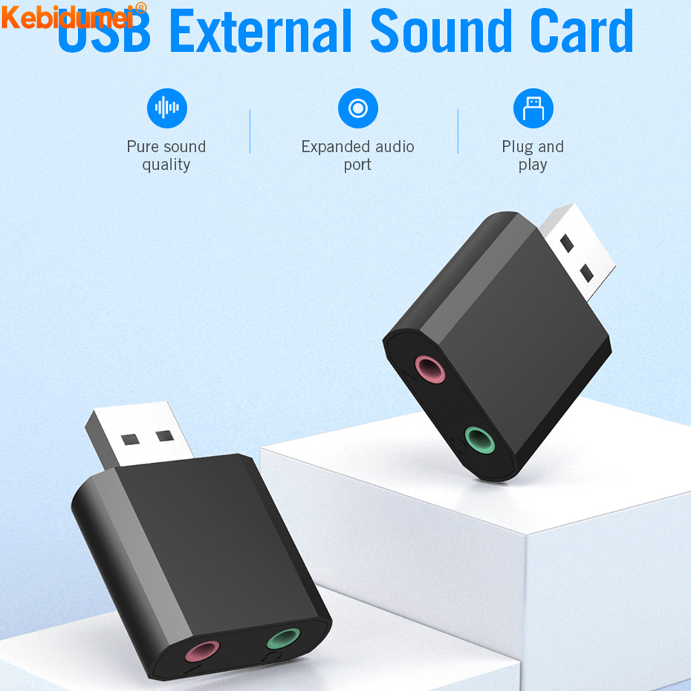 Soundkarte Adapter3D Virtual 7.1CH Musikinstrument für Personal Computer 