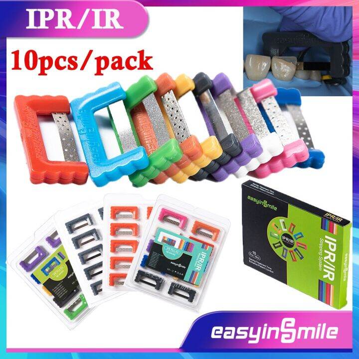 Easyinsmile 10Pcs Dental Orthodontic IPR/IR Polishing Strips ...