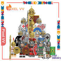 โรมทหารสปาร์ตันอัศวินอิฐ Minifigures เล่นอาคารบล็อก X0316