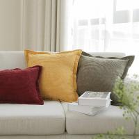 30x50cm/45x45cm/50x50cm Solid Cushion Cover  New Striped Corduroy Pillowcase Soft Yellow Coffee Blue Ivory Grey Pillow Cover Stripe for living room Sofa Home Decoration