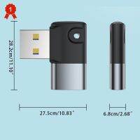 อะแดปเตอร์ Usb3.0 Type-C หัวต่อขยายข้อศอกมุมขวา90องศาสำหรับแล็ปท็อปแท็บเล็ตมือถือพร้อมพอร์ต C-Type