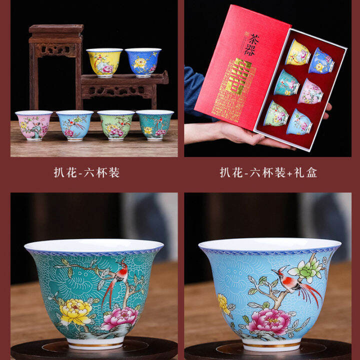 hmlove-สีเคลือบ-sancai-gaiwan-พอร์ซเลนสีขาวปกชามฝาจีนกังฟูถ้วยชาที่ทำด้วยมือหม้ออบเดินทาง-t-eaware-ชุด