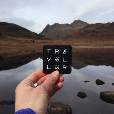 【YF】ﺴ  Traveller Explore Hiking Camping Badge Iron Sew Applique Accessory for Clothing Jeans