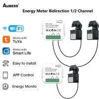 Tuya WiFi Energy Meter รองรับบ้านอัจฉริยะแบบสองทิศทาง12ช่องพร้อมแคลมป์ผ่าน App Monitor ผลิตพลังงานแสงอาทิตย์และใช้พลังงาน