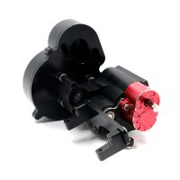 Metal 2 Speed Shiftable Transmission Gearbox for Axial SCX10 &amp; SCX10 II III 1/10 RC Crawler Car Upgrades Parts