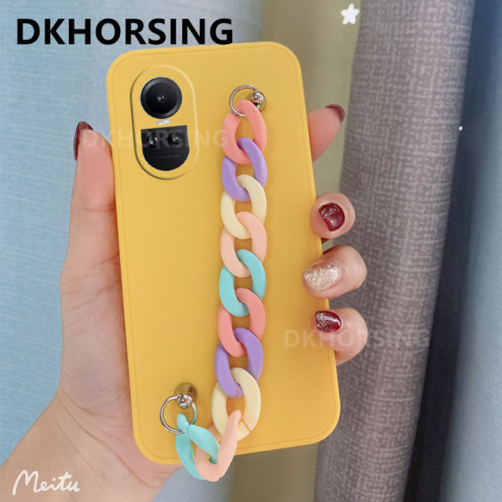 dkhorsing-เคสโทรศัพท์ยอดนิยมใหม่สำหรับ-oppo-reno-10-reno10-pro-reno10-pro-เคส-oppo-reno-ผิวสัมผัสได้ถึง10-5g-เคสซิลิโคนนิ่ม10pro-oppo-reno-tpu-plus-5g-พร้อมกำไลข้อมือหนัง-ชาย