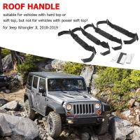 Hot Sale Sport Bar Grab Handles 4pcsset Classic Delicate Front and Rear Sport Bar Grab Handles for Jeep Wrangler JL 2018 2019