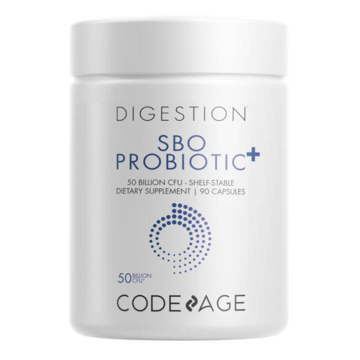 Codeage SBO Probiotics, 50 Billion CFUs Per Serving With Prebiotics ...