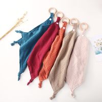 【DT】hot！ Newborn Appease Breathable Cotton Appeasing Pacifying Infant Blanket Saliva for Dining