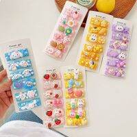 JEANG กิ๊ฟหนีบผมหัตถกรรม Pom Pom Purin 6ชิ้นถ้วยกระดาษสีน้ำตาลแดงสำหรับเด็กของเล่นทำมือน่ารักปิ่นปักผมการ์ตูนแพ็กเกจวัสดุสำหรับเด็ก