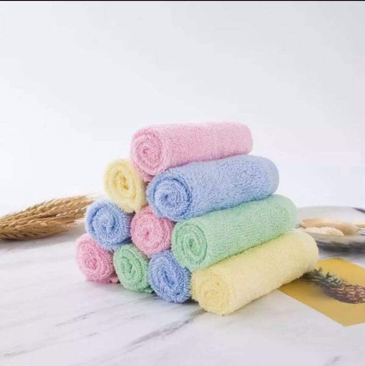 12pieces Plain Color Cannon Hand Towel 32g Face Towel Lazada Ph 2174